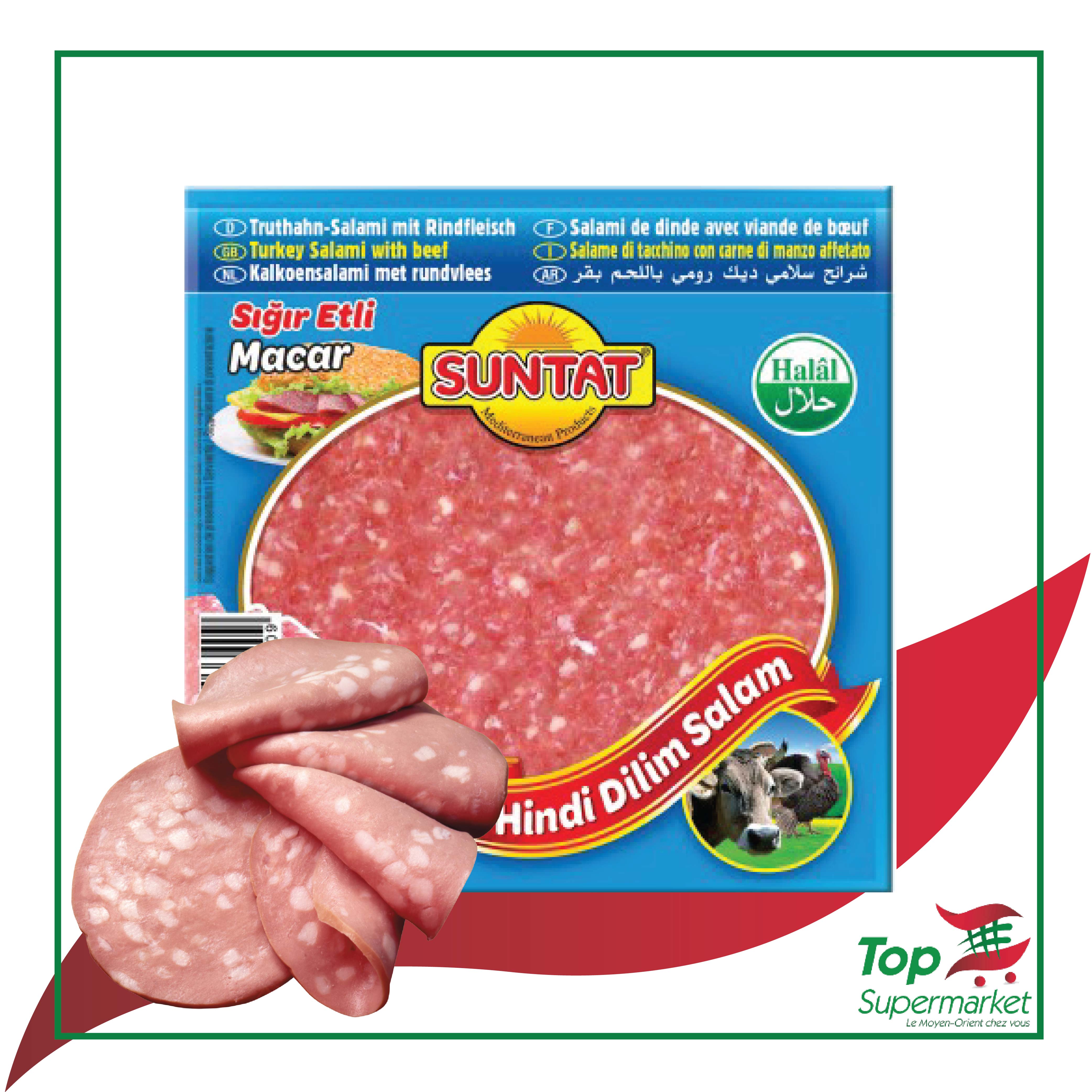 Suntat salami de dinde 200gr HALAL